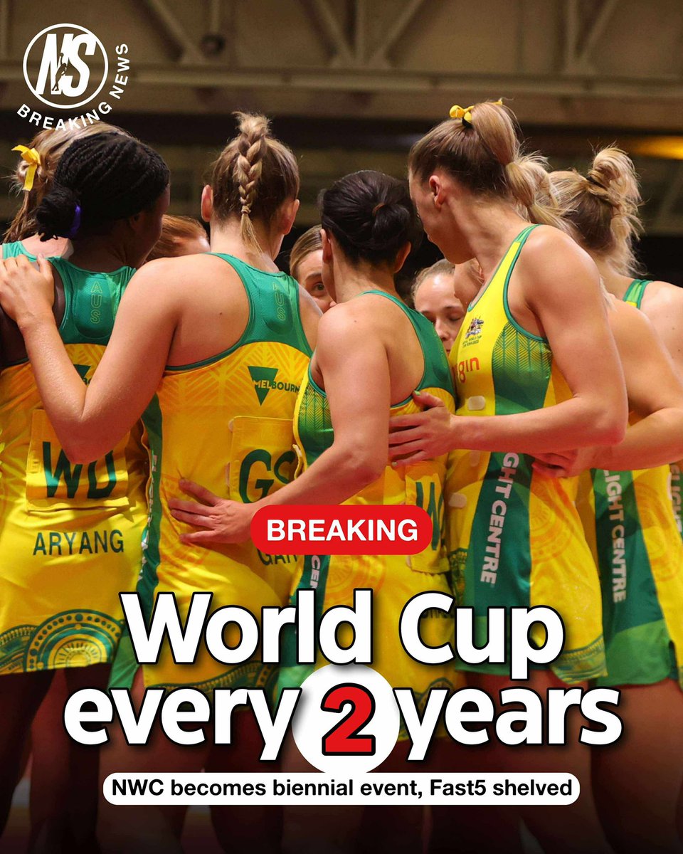 Netball Scoop (@netballscoop) on Twitter photo BREAKING NEWS: <a href="/WorldNetball_/">World Netball</a> has announced that the Netball World Cup will be played every two years starting from 2027. And we will also see the introduction of a Men's World Cup.
READ: netball.sport/world-netball-…
📸 Danny Dalton BREAKING NEWS: <a href="/WorldNetball_/">World Netball</a> has announced that the Netball World Cup will be played every two years starting from 2027. And we will also see the introduction of a Men's World Cup.
READ: netball.sport/world-netball-…
📸 Danny Dalton