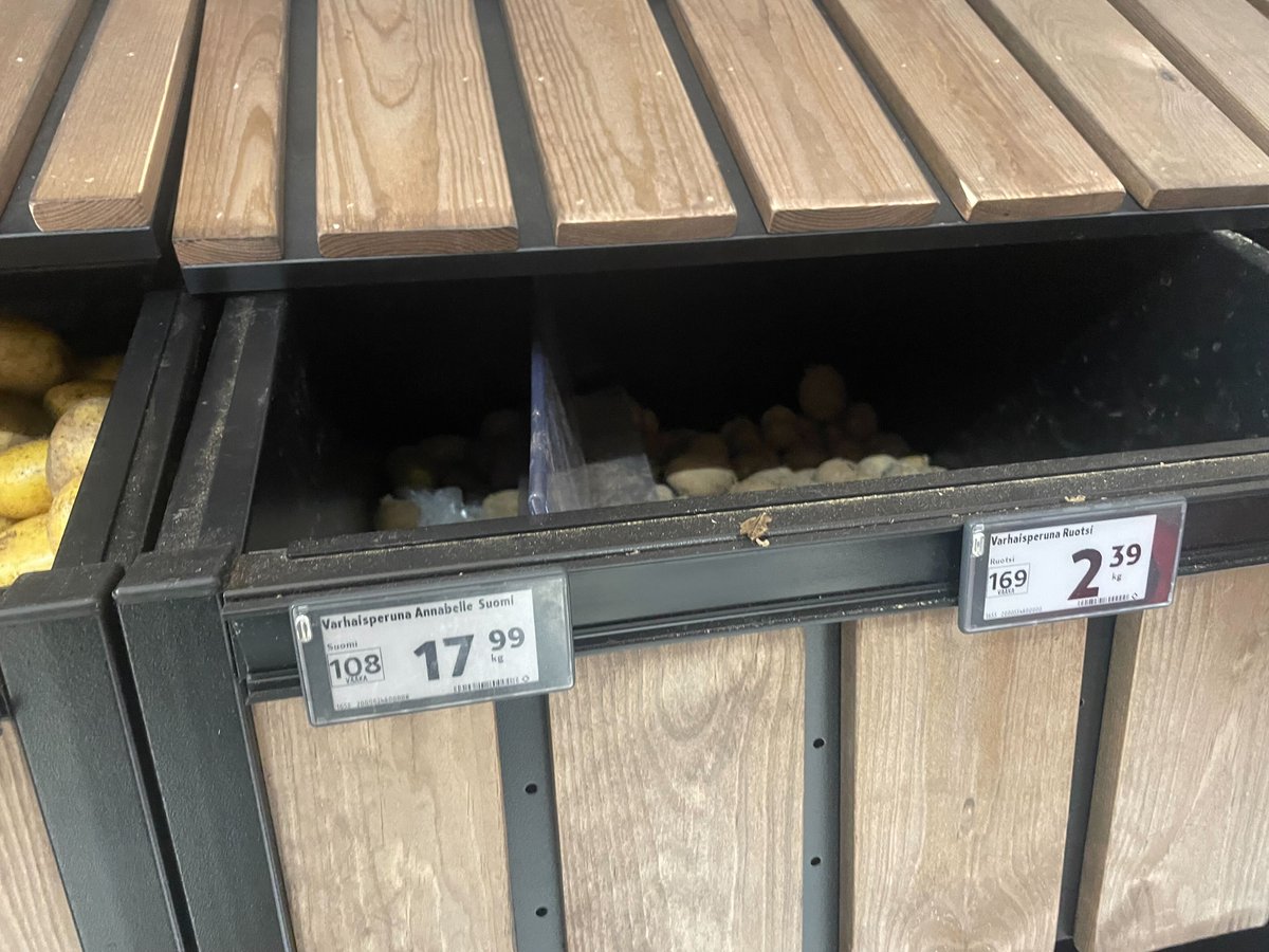 if i win the lottery I won't tell anyone but there will be finnish potato