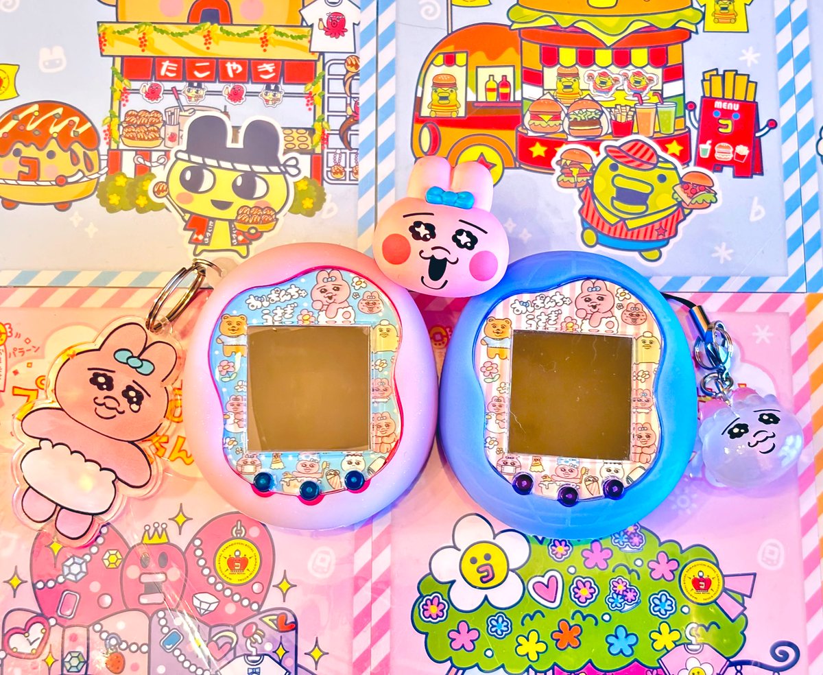 可哀想に！ランドが楽しみすぎて… おぱんちゅうさぎのチャーム付けて