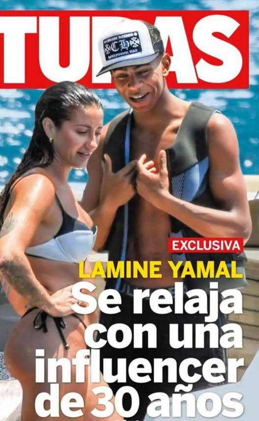 yabaleftonline's tweet photo. 30-year-old Fati Vasquez has disabled her comments on IG after criticism since she's on vacation with 17-year-old Lamine Yamal. https://t.co/4GG8kodA4s