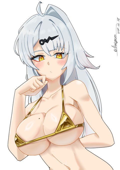 ゼンゼロの儀玄金ビキニ描きました
この差分の描き方まだ慣れない…

あと金ビキニは描いていて楽しかったです
…ビキニ描く技術ばかり上がっていってる気がする

差分は↓ 