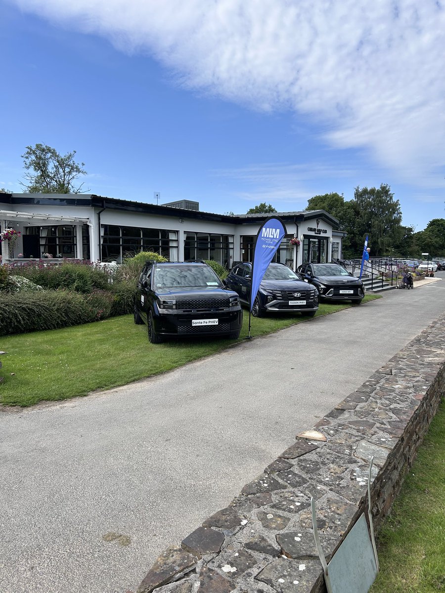 Delighted to once again sponsor this years Carlow Chamber Golf Classic here at Carlow Golf Club. The weather never disappoints for this annual event. On show is our IONIQ 5 Fl, INSTER, Kona EV, Santa Fe, Tucson and Kona HEV. let’s hope for a great day of Golf. 

#mlm #carlow