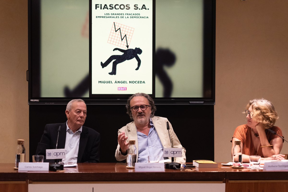 Miguel Ángel Noceda, sobre su último libro: ‘Ayuda a transitar por la historia económica de España a través de los fiascos empresariales o bancarios’
fape.es/miguel-angel-n…
