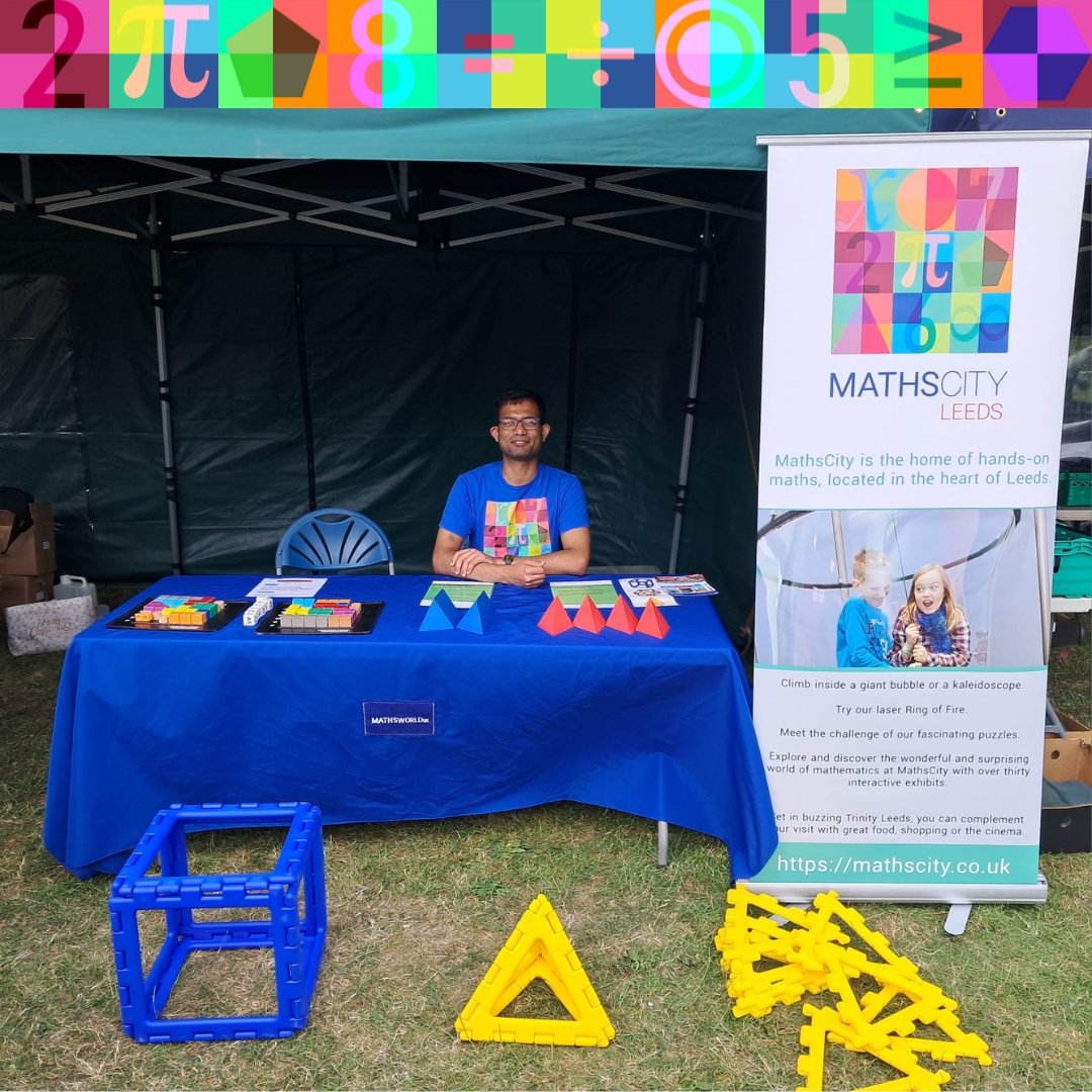 We had a great time showing off some of our favourite puzzles at Burmantofts Communities Festival last Saturday!

#MathsCity #MathsWorldUK #Leeds #STEM #maths