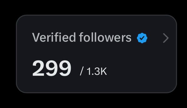 Need verified followers❤️F4F