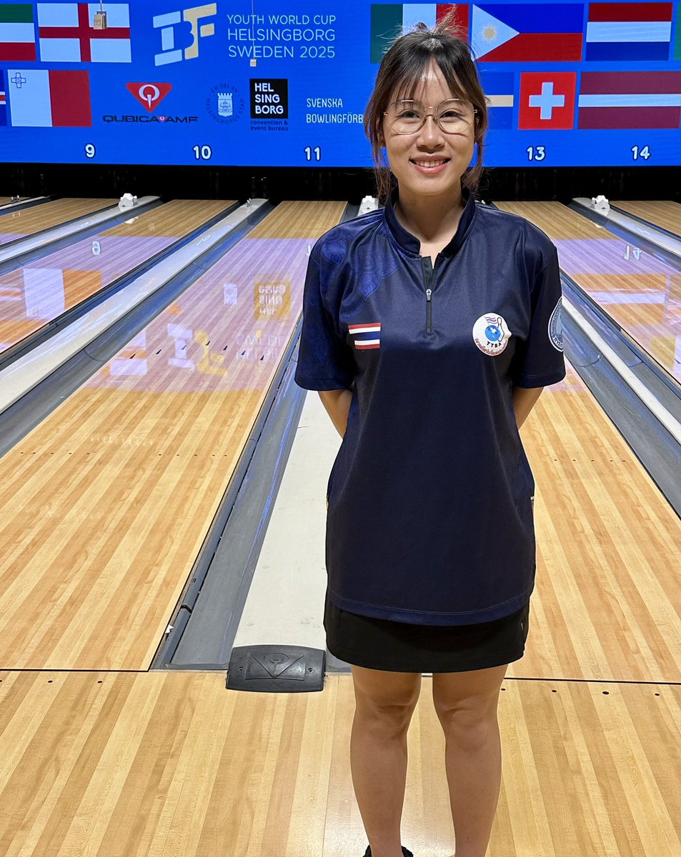 BearkatsBOWL's tweet photo. Day 2 from Sweden is in the books &amp; Noey remains in 9th of 31 countries after a solid outing shooting 1207.  Future Bearkat Jessica Sillis of England currently sits in 13th. 

Action will continue Thursday afternoon 130pm local time / (730 am ct)

Eat ‘Em Up KATS!

#smartbowling https://t.co/Ou00bXzyvc