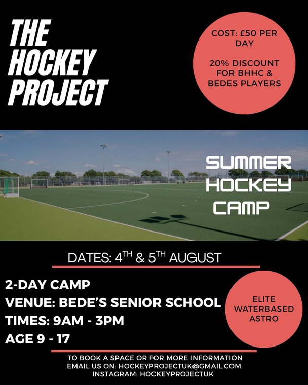 Book places on summer hockey camp at Bede's in August #Pitchero
brightonandhovehockeyclub.net/news/book-plac…