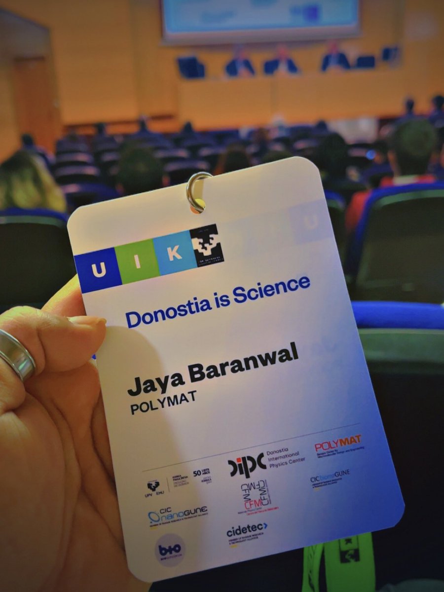 jaya_baranwal's tweet image. 🎉 Grateful for the opportunity to present my PhD work from @SusBioComp at the international conference Donostia is Science. 🧪🌍
It was a pleasure to share my poster and connect with fellow researchers across disciplines.  Thanks to my supervisor @M07Dani for the guidance. 🙌🏻