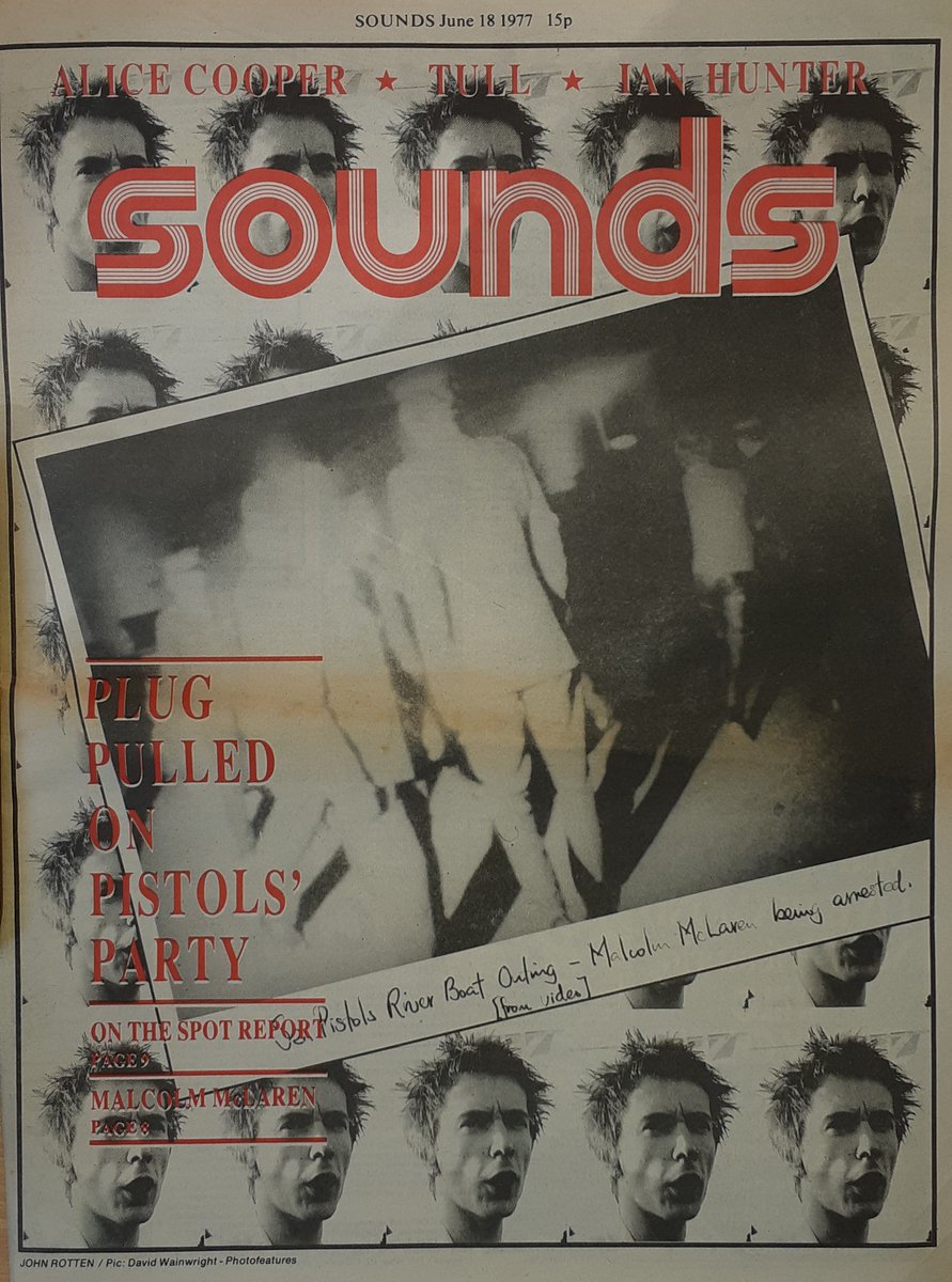 Sounds Clips (@soundsclips) on Twitter photo Sounds Front Cover 18th, June 1977 featuring The Sex Pistols pic by David Wainwright.
<a href="/sexpistols/">Sex Pistols Official</a> Sounds Front Cover 18th, June 1977 featuring The Sex Pistols pic by David Wainwright.
<a href="/sexpistols/">Sex Pistols Official</a>