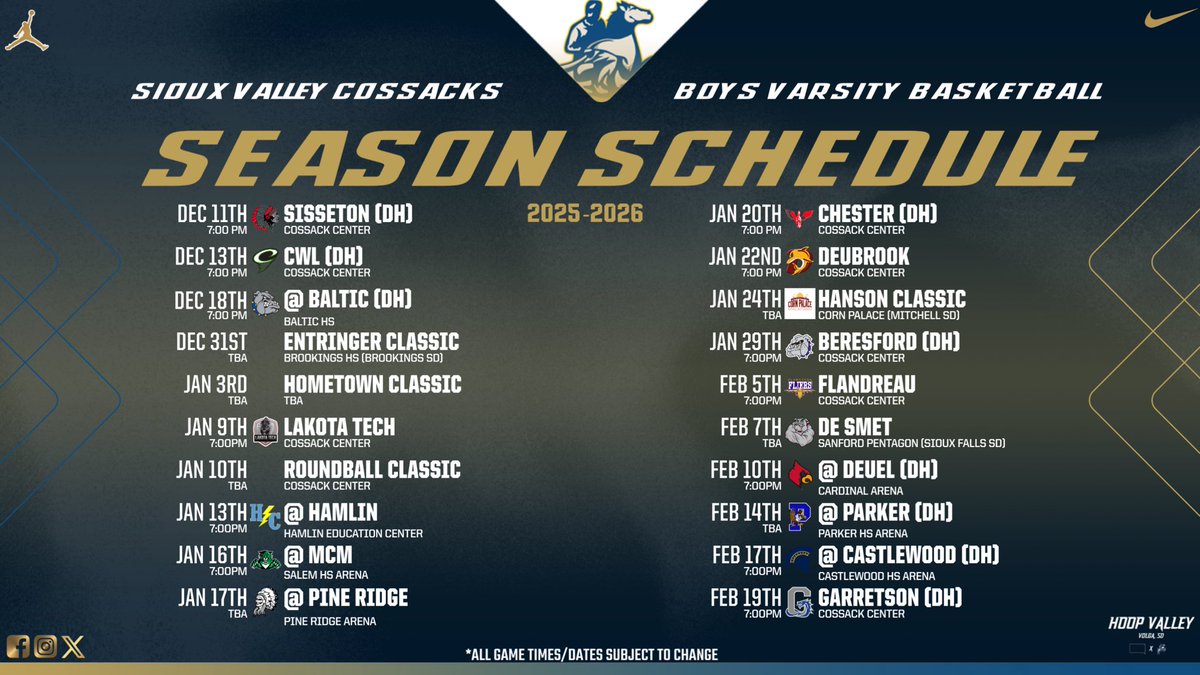 2025-26 Schedule Release
