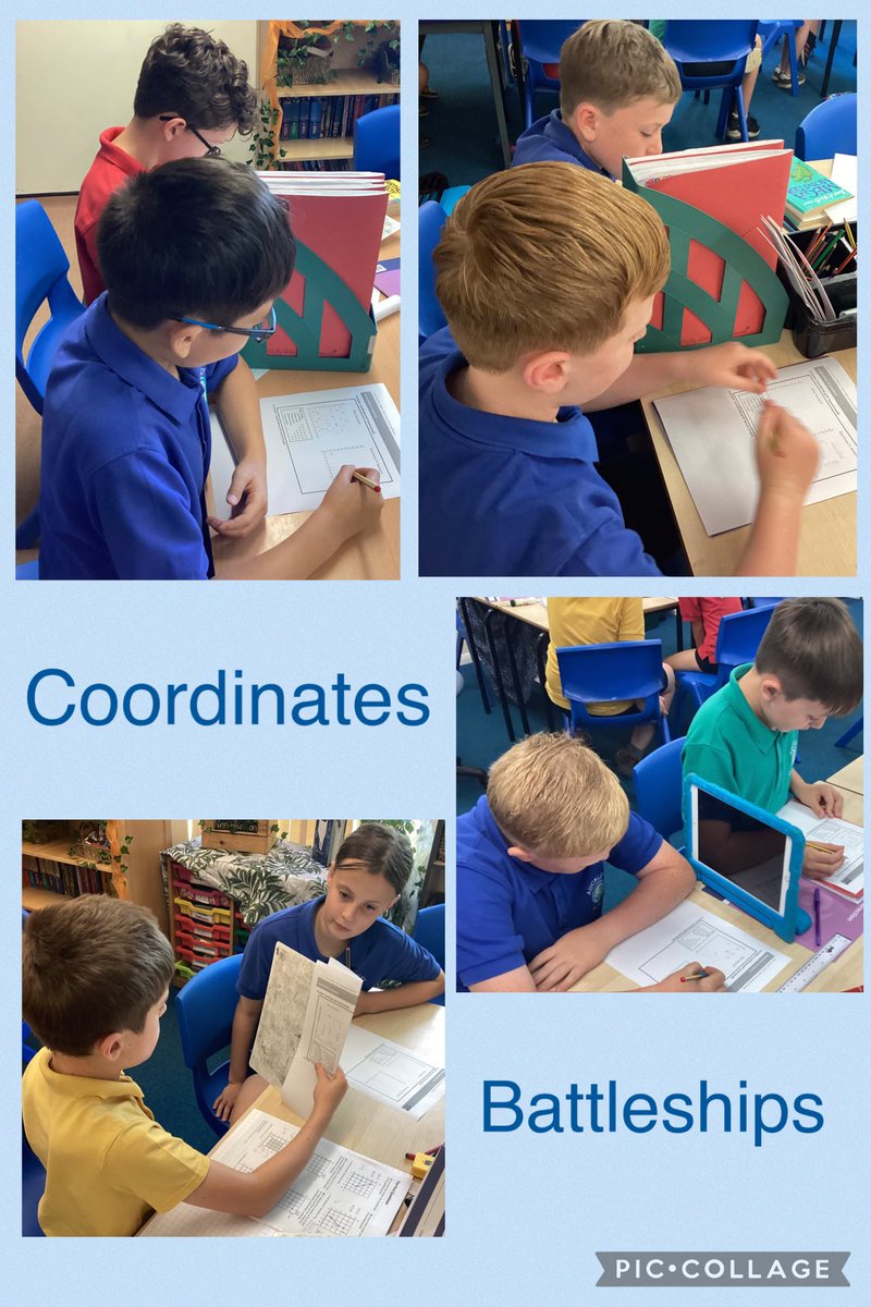 Y5Auckley's tweet image. Year 5 have really enjoyed playing Battleships as part of our maths extension. 
#maths @WhiteRoseEd #coordinates