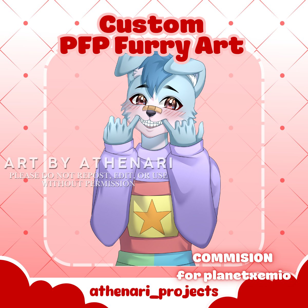 athenariproject's tweet photo. ✨ Final artwork for a commission by planetxemio!
I had so much fun working on this adorable character 💖
Thank you so much for the trust!
Hope you love the final result as much as I do 🐾🌟
#furryart #anthroart #furrycommission #finalart #ocart #furrycommunity https://t.co/c5YIEE7X3t