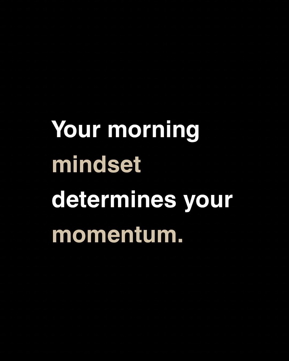 Start the day with the right mindset. #motivation #inspiration #mindset