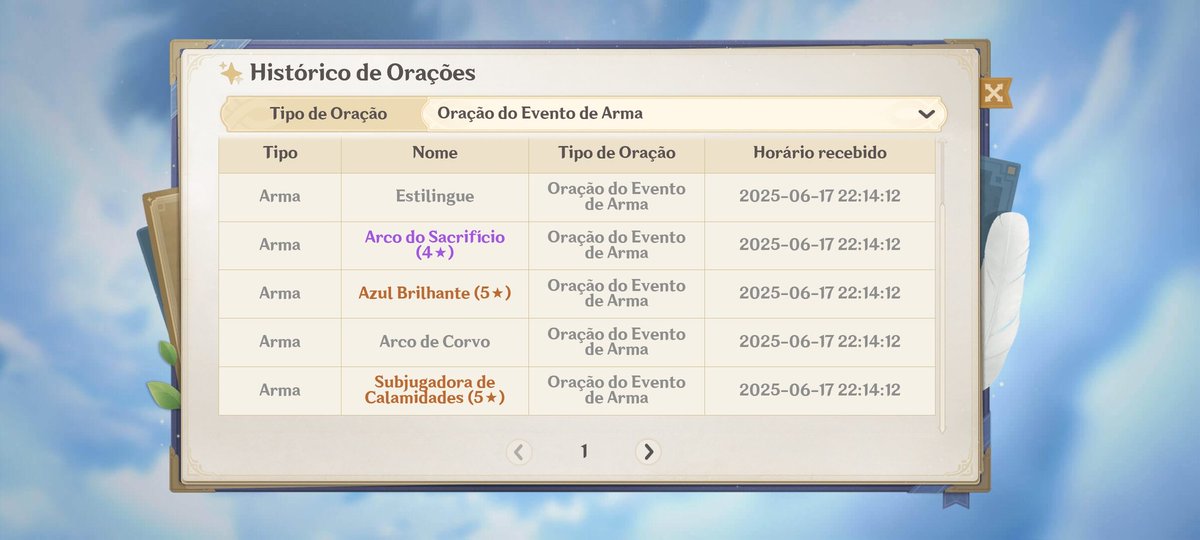 Mikaweslley_'s tweet image. Primeiro 50/50 ganho em natlan