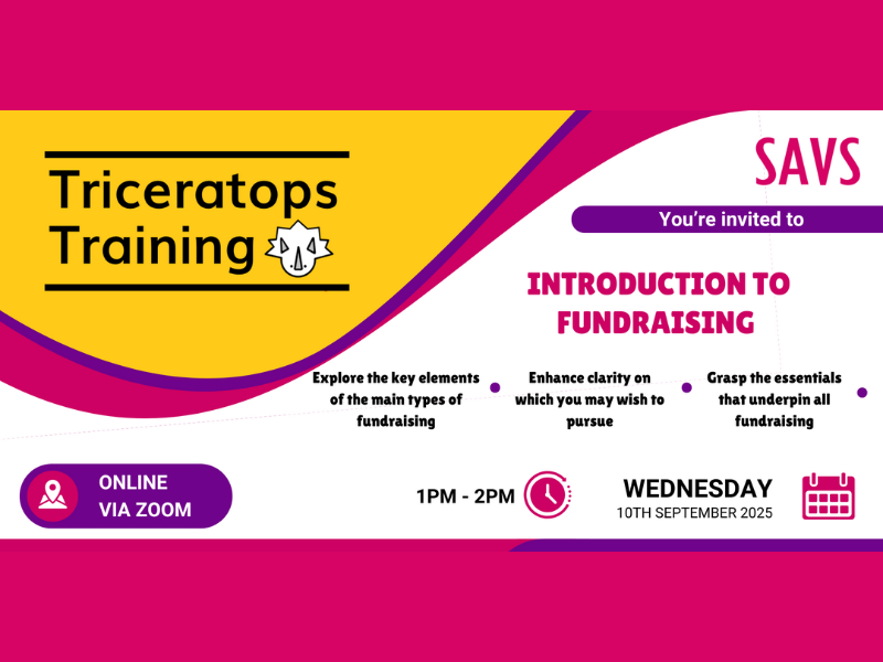 In this session we introduce fundraising in an accessible way, by looking at the key types and the behaviours and secrets that underpin all of them.

savs-southend.org/event/introduc…

#CommunityTraining #SAVSTraining