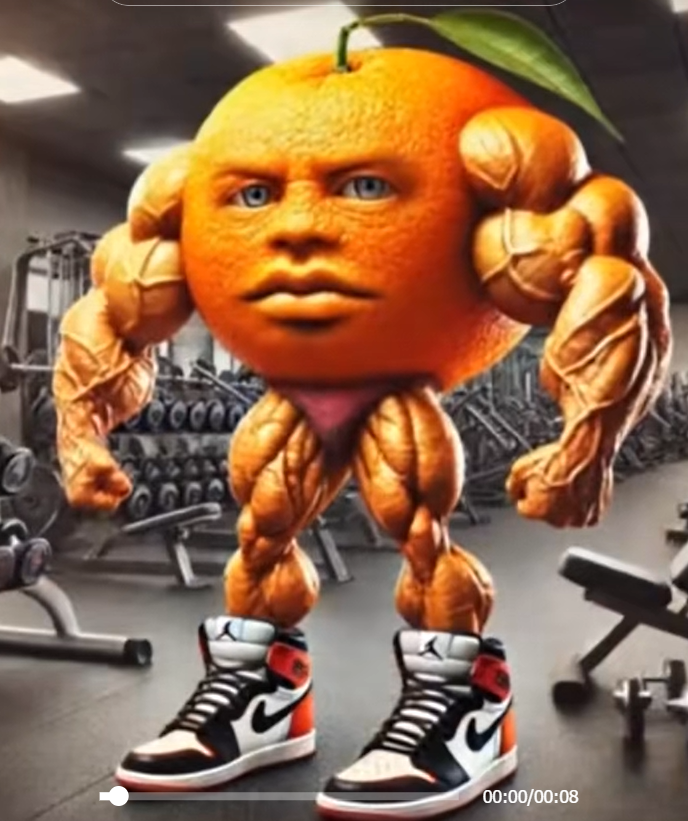 Orange Man Bad as UDIN DIN DUN DUN - MAGA - DIN DIN DUN DUN