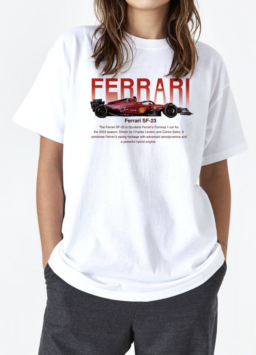 m00chalattes's tweet photo. T-Shirt Formula 1
Red Bull dan Ferrari 
Harga 85k

Link Shopee 

https://t.co/S2vVCmmBQX

https://t.co/pHdmRRIMXW

#redbull #ferrari #Formula1 #F1 #f1shirt #f1merch https://t.co/iSCzwLlniA