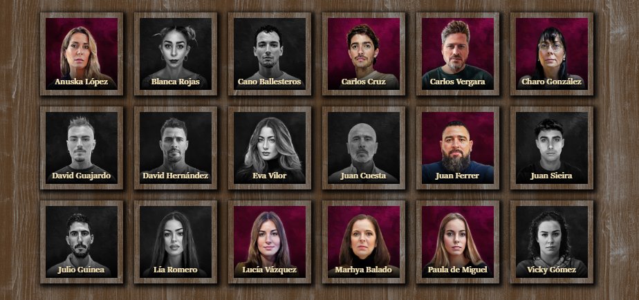 Lo vacía que está ya la orla de #TraitorsEspaña... 💔