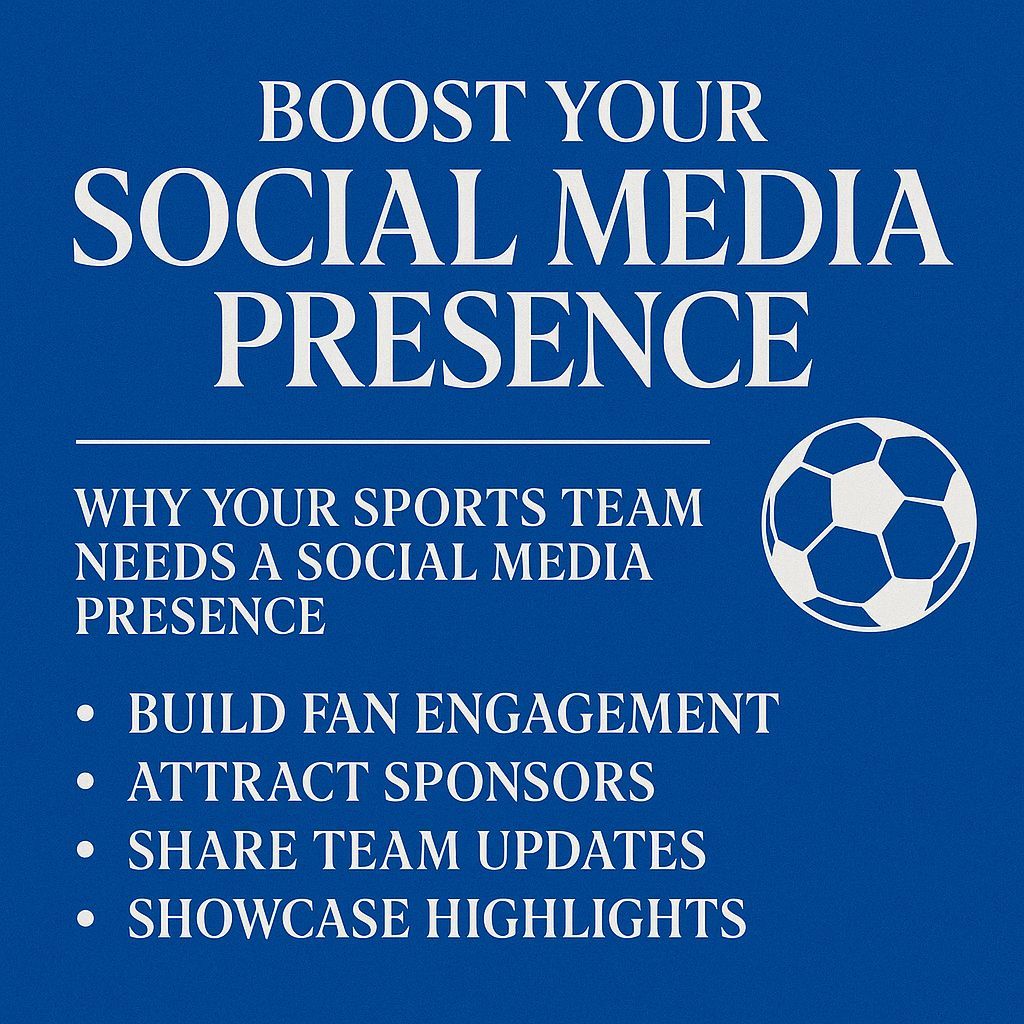 If your club’s socials are a bit... quiet (or non-existent), no worries.
I help amateur teams look sharp online — without the faff.
You focus on the football, I’ll handle the rest.
Get in touch for the new season ⚽