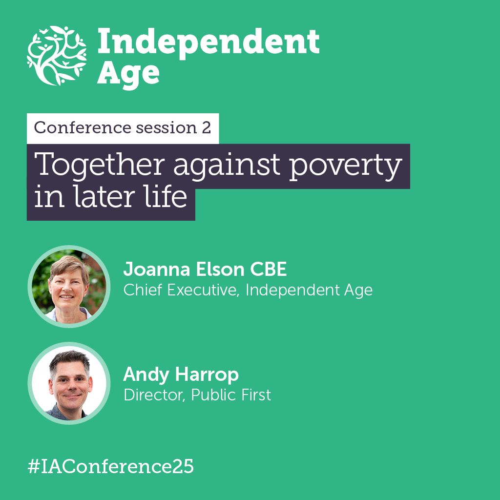 Independent Age (@independentage) on Twitter photo <a href="/shamacentre/">Shama Women's Centre</a> <a href="/BolaMosuro/">Bola Mosuro</a> Our second session today at #IAConference25 will explore our new research.
The new report highlights that despite stereotypes of intergenerational tensions, financial hardship in later life is a real concern for the public. <a href="/shamacentre/">Shama Women's Centre</a> <a href="/BolaMosuro/">Bola Mosuro</a> Our second session today at #IAConference25 will explore our new research.
The new report highlights that despite stereotypes of intergenerational tensions, financial hardship in later life is a real concern for the public.