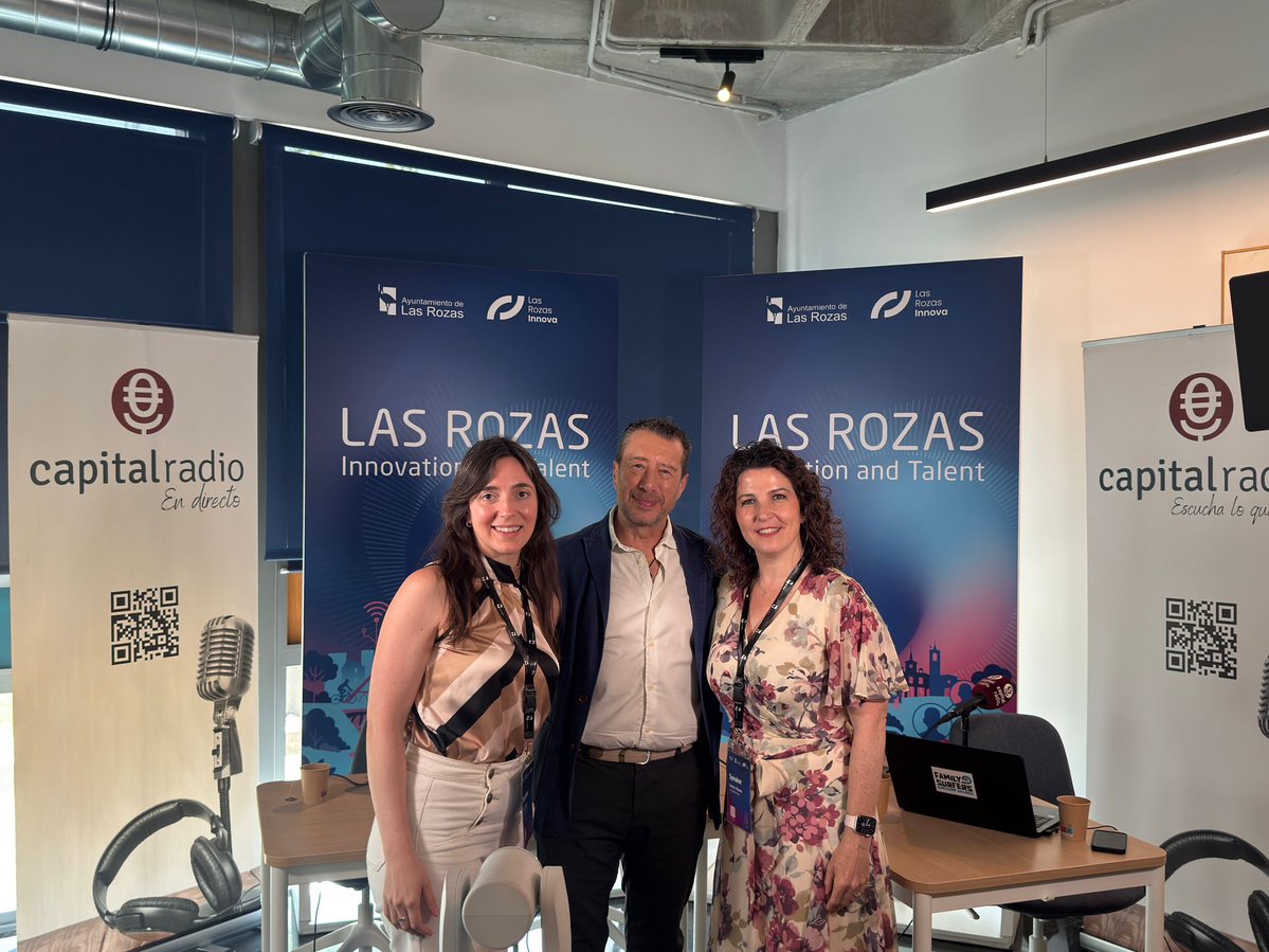 capitalradiob's tweet photo. 🔴DIRECTO | ¿Cómo impulsa Europa la innovación urbana? Sobre ello hablamos ahora con Gretel Schaj, consultora en @BABLEconnect; y Cristina Álvarez, CEO de @LasRozasInnova.

💻Especial Las Rozas, Ciudad de Innovación y Talento, con @FedericoQuevedo, en https://t.co/Km8bSC7hlY https://t.co/Cm2fV4xbr9