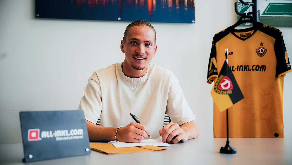 Herzlich Willkommen in Elbflorenz!👋
Unsere Sportgemeinschaft hat Marlon #Faß verpflichtet. Der 19-jährige Stürmer kommt aus der U19 der TSG Hoffenheim und soll bei Schwarz-Gelb perspektivisch die nächsten Entwicklungsschritte gehen. 💪👉 sgd-1953.de/VerpflichtungF… #sgd1953