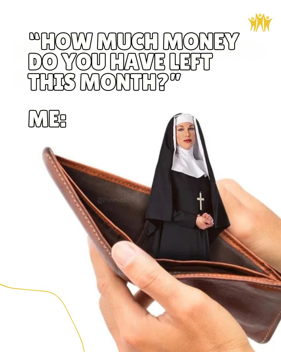 Jokes aside... does this sound familiar?

We get it - saving’s tough with bills piling up. But good habits don’t mean big money.

Whether £3 a week or £300 a month, it all adds up. A Savings Account can take your wallet from “nun” to “some” to “lots”! 🛠️

wirralcu.org.uk/savings/