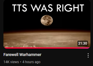 TopChookChiyou's tweet photo. Normally, i don't get too rowdy on this account. 
However, after watching this video i have some things to say about this and the future of 40k, and the news of targeted artist, cosplayers, animators, etc. https://t.co/LIIm1xJC6T