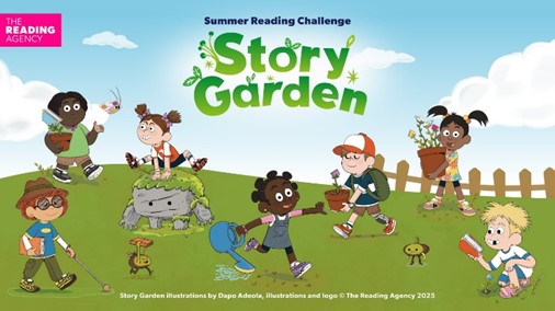 Derbyshire Libraries (@derbyshirelibs) on Twitter photo Summer Reading Challenge - From July 5th children can sign-up to the Story Garden Challenge at any Derbyshire library. Read six or more library books over the holidays and receive stickers, a certificate and medal! For more information contact ask.library@derbyshire.gov.uk. Summer Reading Challenge - From July 5th children can sign-up to the Story Garden Challenge at any Derbyshire library. Read six or more library books over the holidays and receive stickers, a certificate and medal! For more information contact ask.library@derbyshire.gov.uk.