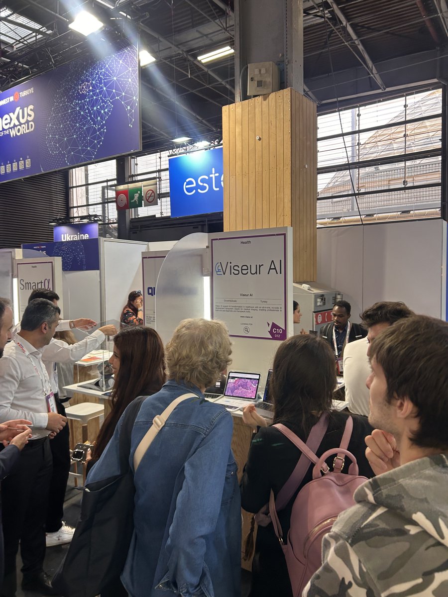 A founder from #Türkiye
An executive from #America
A partner from #Paris

3 languages.
1 screen.

One question:
“Can we use this #AI pipeline to scale diagnostics?”

At #VivaTech2025, curiosity turned into traction.

Many thanks to our #investors &amp; #partners.

Merci, <a href="/VivaTech/">Viva Technology</a> 🇫🇷