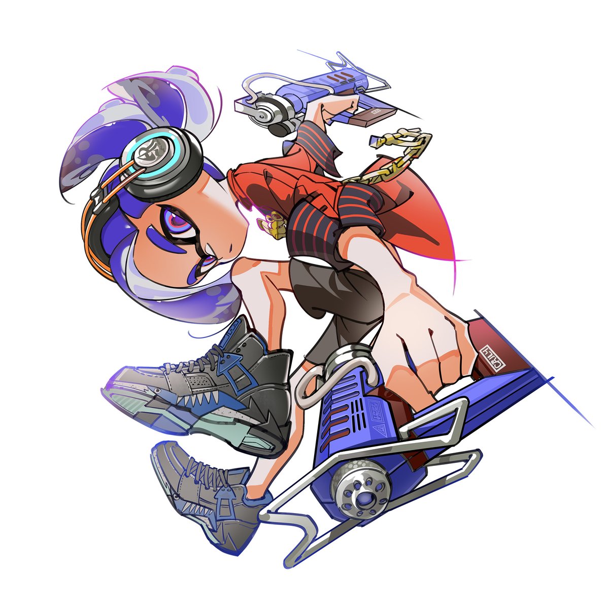 nanisorei's tweet photo. ケルビン525 &amp; ナイスダマ
开尔文525 &amp; nice弹
#Splatoon #splatoonart https://t.co/tNd1ka9MsP
