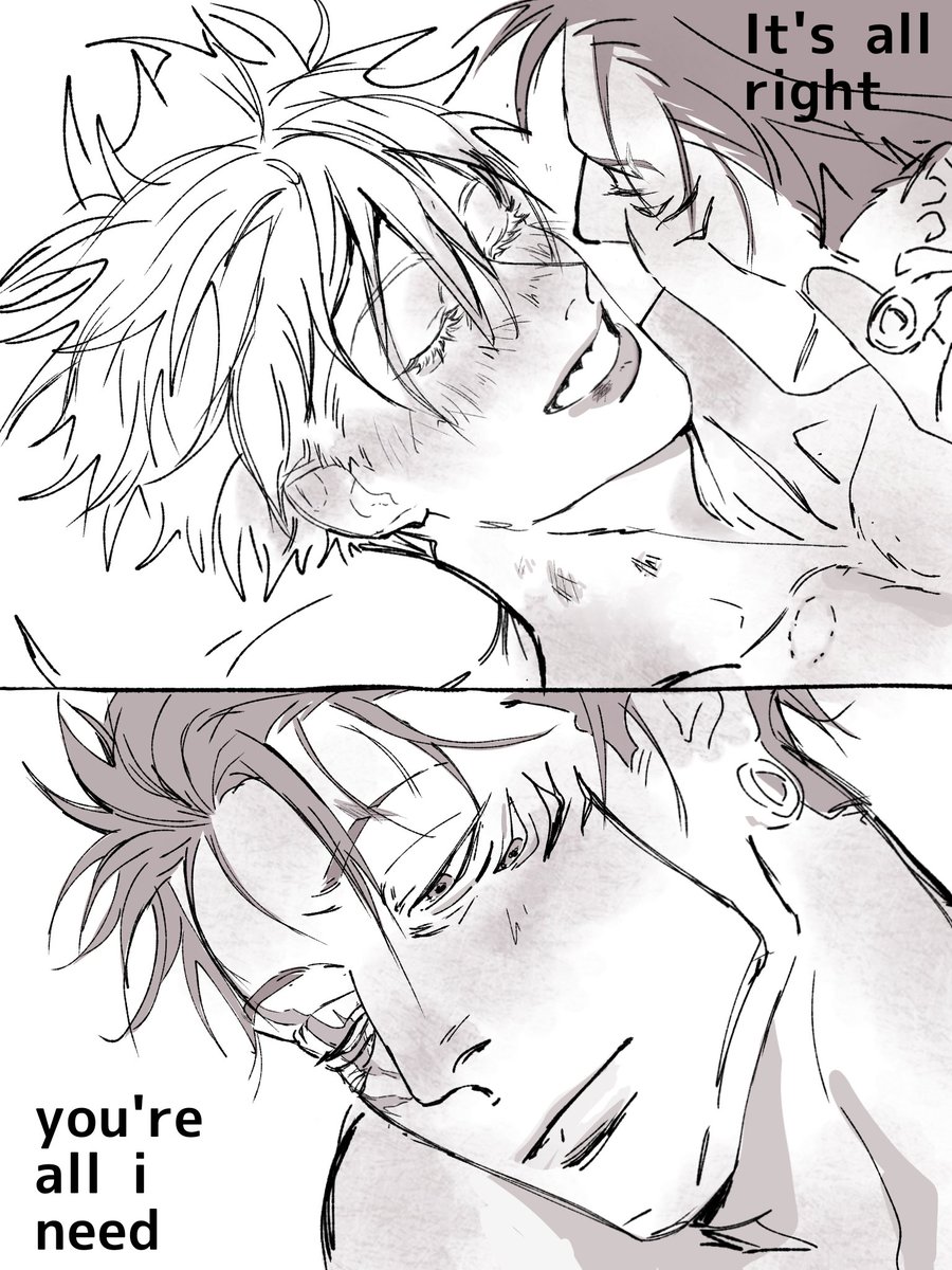 Quick doodle of blindjo and yearnerkuna #sukugo