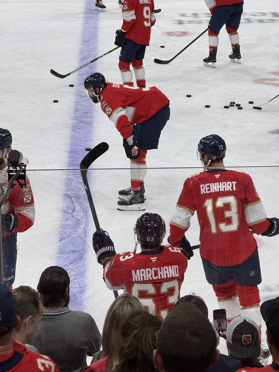 johnmassengill's tweet photo. I’ve been to many sporting events but have never seen a live championship game until last night’s @FlaPanthers @NHL @StanleyCup victory. https://t.co/RVGv5GwP0R