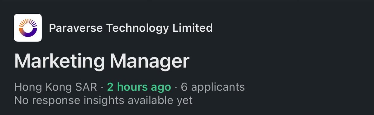 $PVS is hiring a Marketing Manager.

Seems like things will start ramping up in preparation for $PAR which increases the demand for PVS.

Q3 is less than 2 weeks away (July—Sep)

<a href="/PVT_Paraverse/">Paraverse</a>