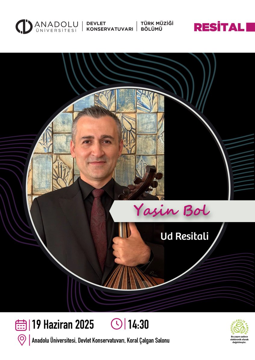 Yasin Bol Ud Resitali

🗓️ 19 Haziran 2025
⏰ 14.30
📍 Koral Çalgan Salonu 

<a href="/Anadolu_Univ/">Anadolu Üniversitesi</a>