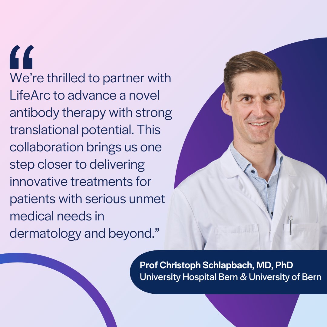 We have recently signed a partnership with Prof Christoph Schlapbach at the University of Bern, to leverage our antibody expertise to identify monoclonal antibodies using our B-SMArT platform.