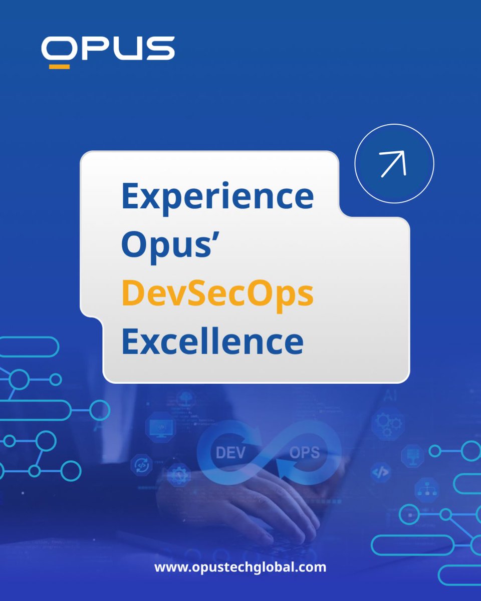 Fast ≠ Risky.

🔐 #DevSecOps integrates security across the SDLC for faster, safer software delivery.

💡 Learn how #OpusTechnologies helps FIs build secure, scalable delivery pipelines:
🔗 opustechglobal.com/devsecops-as-a…

#SecureDelivery #FintechInfrastructure