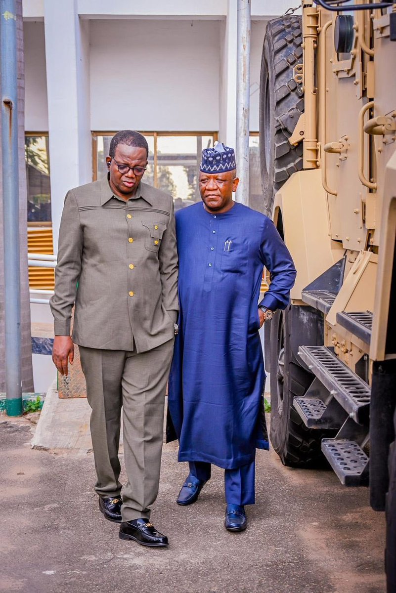 O'uminde (@temmy_oluminde) on Twitter photo Photo News:
The Honourable Minister of State for Defence, <a href="/Bellomatawalle1/">Dr. Bello Matawalle</a>, MON, received in audience his political ally and brother, the Distinguished Senator representing Zamfara West and former Governor of Zamfara State, Senator Abdulaziz Yari Abubakar, in his office in Abuja Photo News:
The Honourable Minister of State for Defence, <a href="/Bellomatawalle1/">Dr. Bello Matawalle</a>, MON, received in audience his political ally and brother, the Distinguished Senator representing Zamfara West and former Governor of Zamfara State, Senator Abdulaziz Yari Abubakar, in his office in Abuja