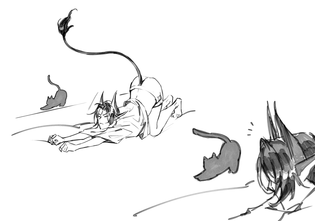 MPC_Masakari's tweet image. ตื่นนอนในตอนเช้าและพบแขกไม่ได้รับเชิญ