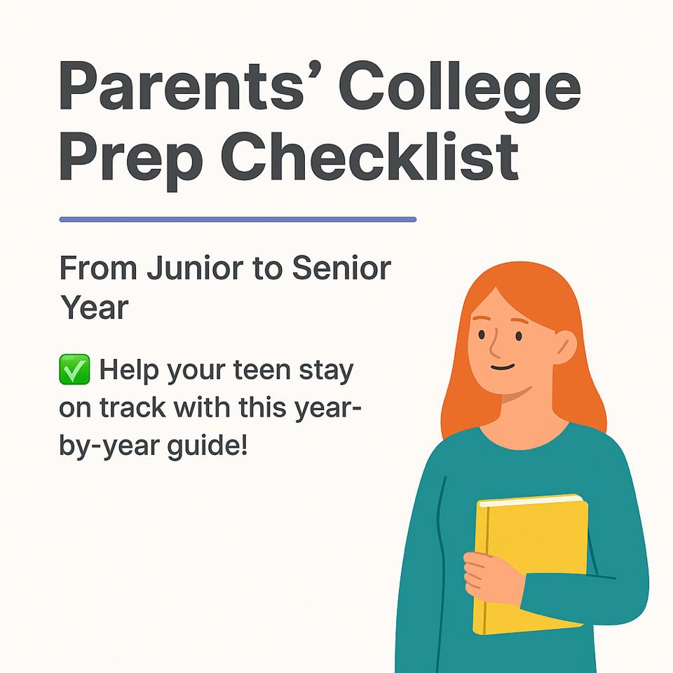 Y2_Academy's tweet photo. Hereβs a comprehensive College Preparation Checklist for Parents: Junior to Senior Yearβdesigned to guide families through each phase of the college admissions journey:
https://t.co/SZf5kzyHZa
#Y2Academy #collegeadmissions #collegepreparation #collegeprep #sattestprep #ACTPrep https://t.co/e5WgFZaseT