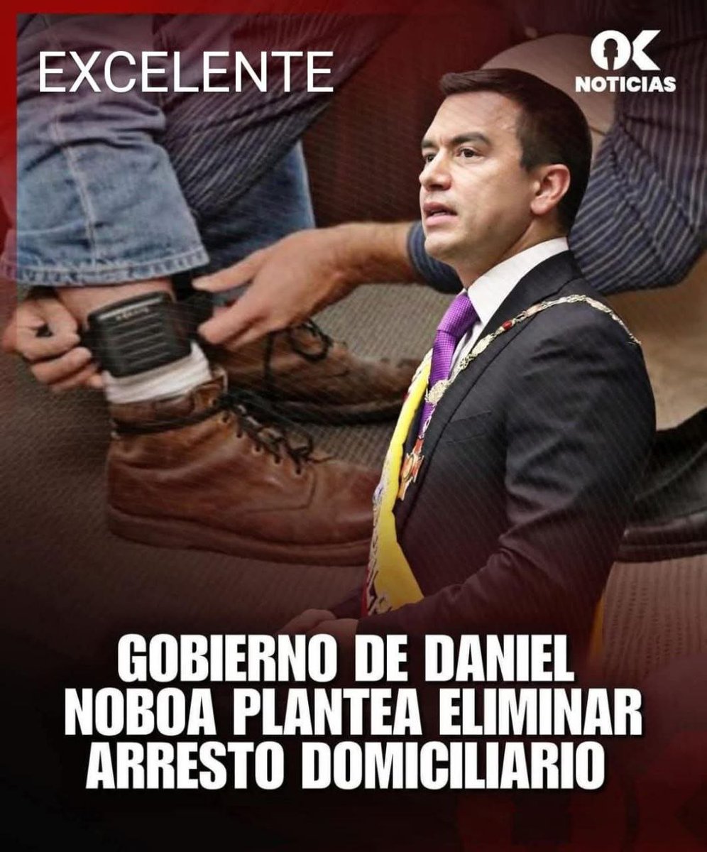 Huaira_Runa's tweet photo. Presidencia de Ecuador
#DanielNoboa
Sepa que el arresto #Domiciliario era solo para ancianos y gente vulnerable. Reza la #Constitución.
Mas los #Jueces y #Fiscales desde que Fiscalía General del Estado Ecuador en el 2019 en manos de #DianaSalazar logro meter la mano a la justicia logrando ELIMINAR la #Institucionalidad desde el Consejo De La Judicatura Nacional convirtiendo a #Ecuador en un #EstadoAnarquista, han dado a todos los que han podido pagar su precio, "COIMAS" a jueces y fiscales, es por eso que ahora en #Ecuador alrededor de 800 policías se encuentran asignados para custodiar a personas con arresto domiciliario, lo que está reduciendo su presencia en las calles. En la Zona 8, en Guayaquil, Durán y Samborondón, aproximadamente 456 policías se dedican únicamente a dicha labor.
Esta redistribución reduce significativamente la presencia policial preventiva en las calles, afectando la seguridad ciudadana. En Guayaquil, 400 agentes vigilan a 145 procesados bajo arresto domiciliario.
👉Así como también se debe RECALCAR que mas de 1.000 agentes de la Policía Nacional del Ecuador custodian políticos de su mismo Gobierno #Presidente .
Le recuerdo que #Lasso y #Borrero llevan 70 #Militares activos Custodiandoles hasta la actualidad Junio del 2025, pedido por el Presidente #DanielNoboaAzin
Autor:
#EbiCamacho