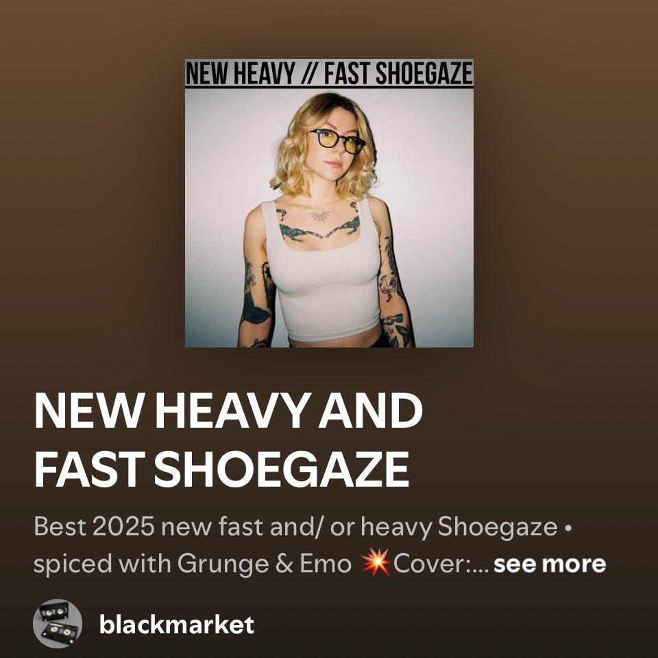 L’islet Records (@lisletrecords) on Twitter photo Playlisted!
<a href="/blackma58981808/">blackmarket playlists</a> know their new music and they’ve added the brand new track from <a href="/HONEYCUBUK/">Honeycub 🍯🐻</a> ‘Why2K?’ to two of theirs.
Check out their New British Rock and New Heavy & Fast Shoegaze playlists. Links in bio.
And keep adding this amazing track to your playlists too! Playlisted!
<a href="/blackma58981808/">blackmarket playlists</a> know their new music and they’ve added the brand new track from <a href="/HONEYCUBUK/">Honeycub 🍯🐻</a> ‘Why2K?’ to two of theirs.
Check out their New British Rock and New Heavy & Fast Shoegaze playlists. Links in bio.
And keep adding this amazing track to your playlists too!