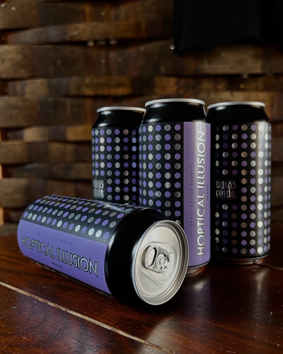 ✨HOPTICAL ILLUSION 4.3% PALE ALE✨

This pale ale boasts flavours of intense grapefruit and citrus from a generous helping of Citra and Comet hops. Easy drinking and refreshing - a great choice for a mid-week beer.

Shop here:
brasscastle.co.uk/shop/p/hoptica…