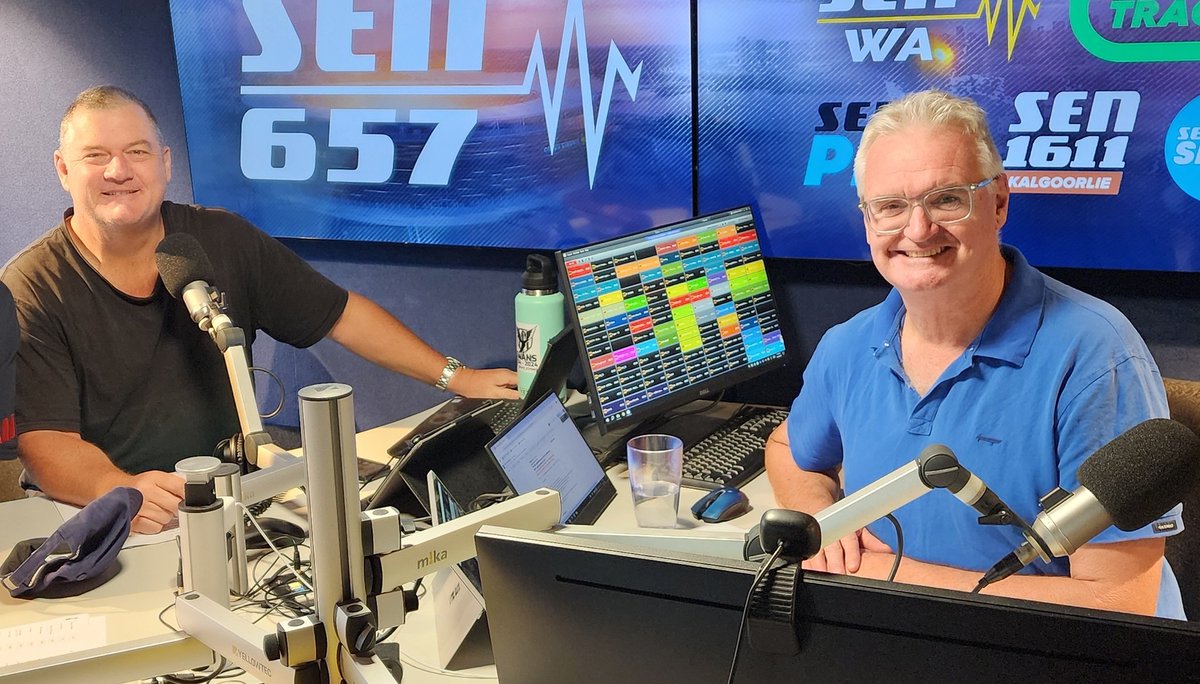 SEN WA Breakfast (@senwabreakfast) on Twitter photo TOMORROW with <a href="/ScottyCummings_/">Scotty Cummings</a> and <a href="/TimGossage/">Tim Gossage π€</a>:
>Hamish Brayshaw ahead of his 100th #WAFL game
>Adam Simpson talking #AFL
><a href="/SullyLeagueTALK/">Sully James Sullivan</a> #Origin
>The <a href="/GolfBoxAU/">GolfBox</a> quiz!
Tune in from 6am and give the boys a call on 13 12 55! TOMORROW with <a href="/ScottyCummings_/">Scotty Cummings</a> and <a href="/TimGossage/">Tim Gossage π€</a>:
>Hamish Brayshaw ahead of his 100th #WAFL game
>Adam Simpson talking #AFL
><a href="/SullyLeagueTALK/">Sully James Sullivan</a> #Origin
>The <a href="/GolfBoxAU/">GolfBox</a> quiz!
Tune in from 6am and give the boys a call on 13 12 55!