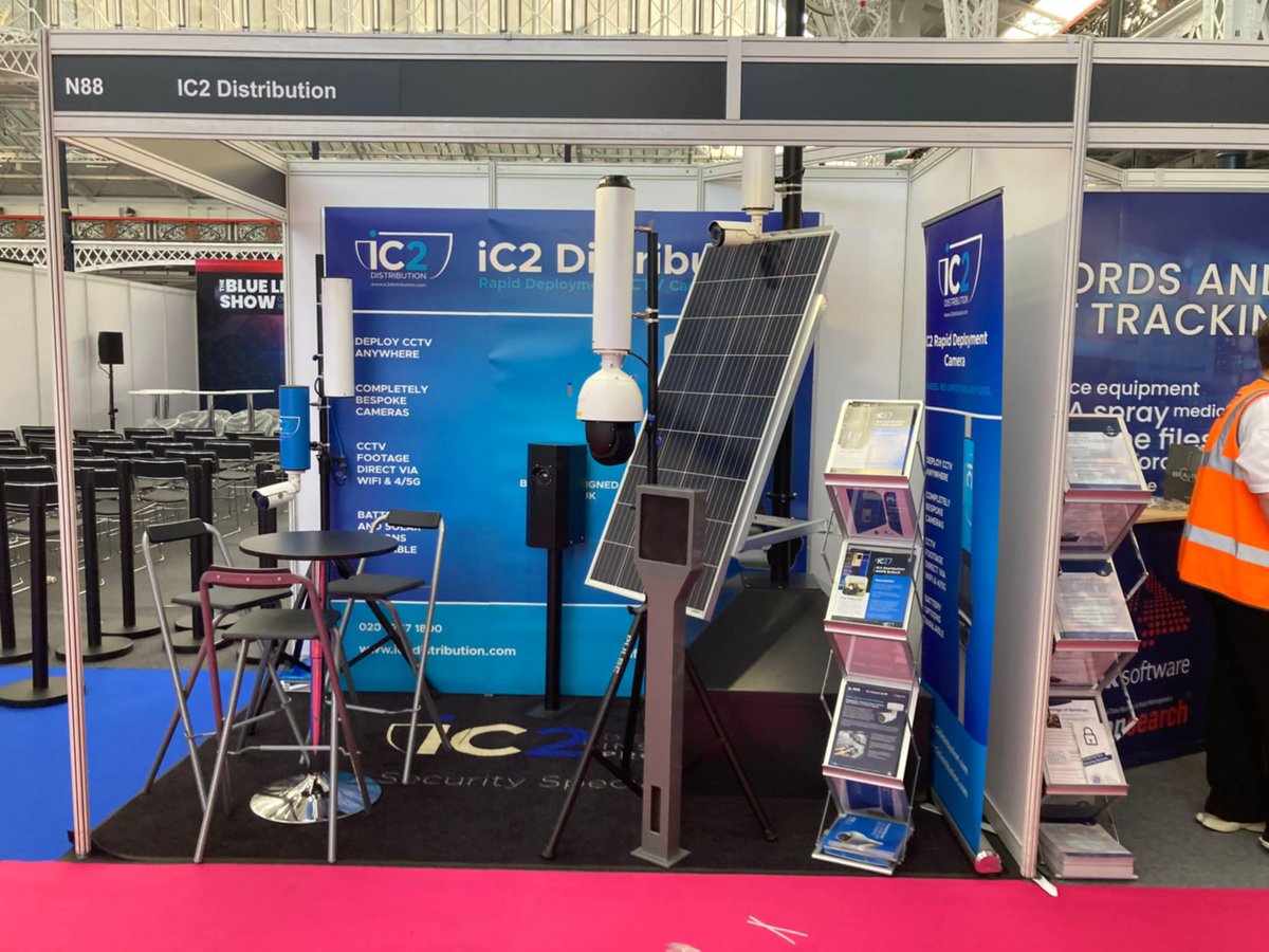 We're underway at the Blue Light Show!

We're at stand N88 - if you're round, come and say hello.

#BlueLightShow #BlueLightShow2025 #OlympiaLondon #iC2CCTV #iC2Distribution

<a href="/olympiaeventsuk/">Olympia Events</a>