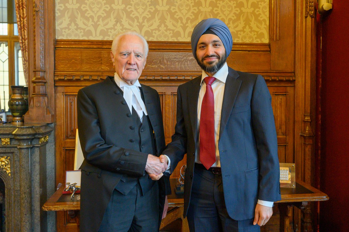 LordSpeaker's tweet image. Pleasure to welcome @pushmeet Kohli of @GoogleDeepMind to @UKHouseofLords to deliver the latest Lord Speaker&apos;s lecture, and to hear how the AI system #AlphaFold which predicts protein structures won @demishassabis and @JohnJumperSci a @NobelPrize in 2024 🧵1/3