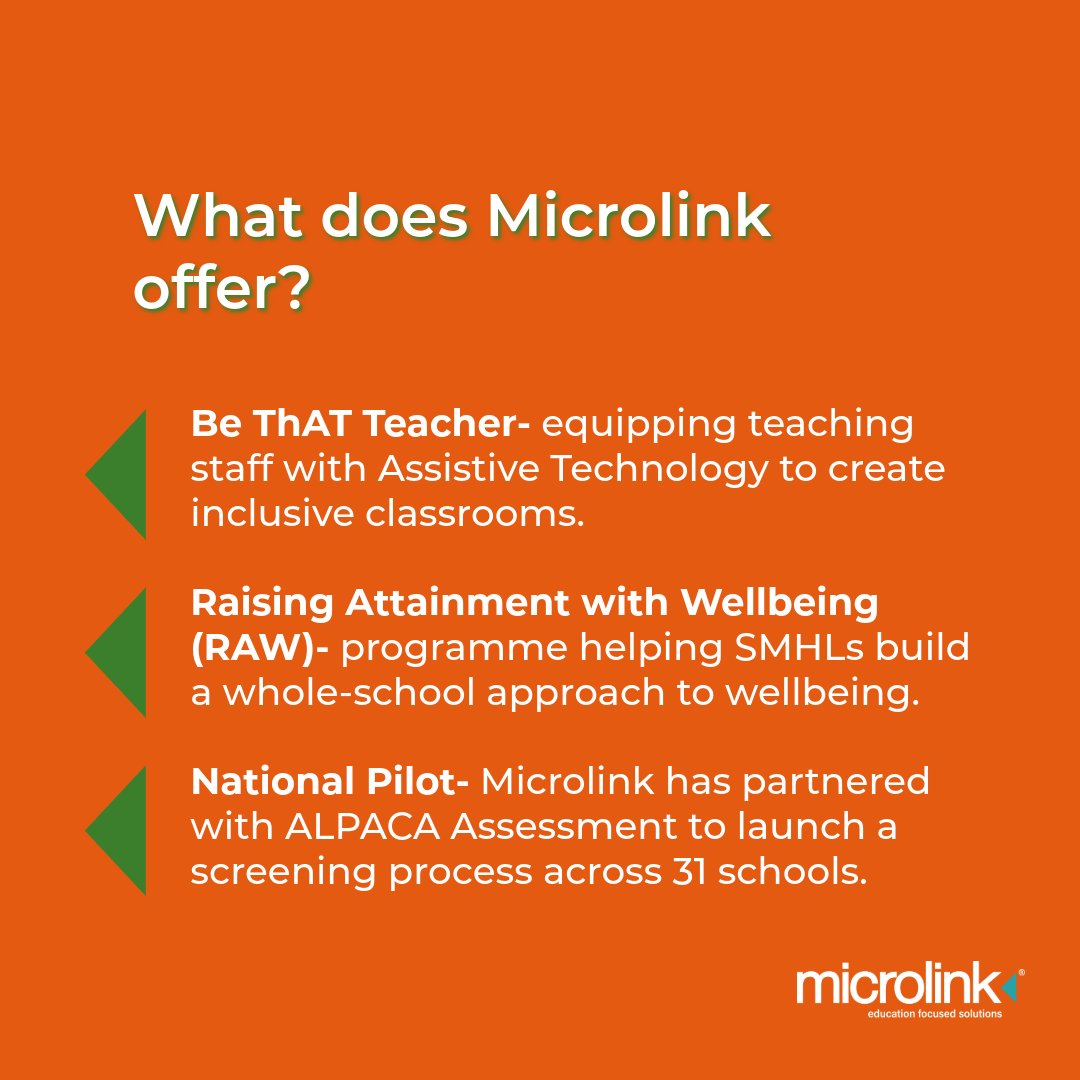 Microlink PC Education (@microlinke) on Twitter photo We watched Jamie’s Dyslexia Revolution - have you?
<a href="/jamieoliver/">Jamie Oliver</a> shares his struggles with #dyslexia & the #education system, calling for real change.
✅ Support teachers
✅ Screen early
At Microlink, that’s what we do.
Learn more: shorturl.at/D9Vv6
#JamieDyslexia We watched Jamie’s Dyslexia Revolution - have you?
<a href="/jamieoliver/">Jamie Oliver</a> shares his struggles with #dyslexia & the #education system, calling for real change.
✅ Support teachers
✅ Screen early
At Microlink, that’s what we do.
Learn more: shorturl.at/D9Vv6
#JamieDyslexia