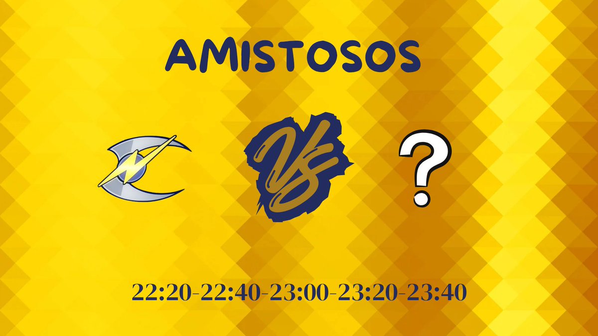 ℹ️ Buscamos amistoso o relámpago para esta noche a partir de las 22h.

ℹ️ Contactarme al MD