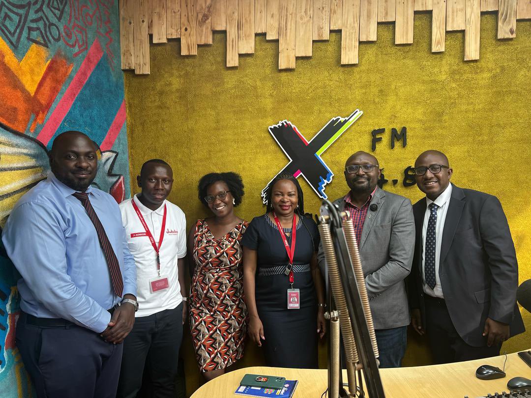 Jubilee Insurance Uganda (@jubileeinsug) on Twitter photo What a day on air! 🎙️💛
Today we stopped by <a href="/BukeddeFM/">Bukedde Fama</a> and <a href="/XfmUG/">94.8 XFM, Today's Hit Music</a> and had heartfelt conversations about the everyday joys and worries of caring for our loved ones.
From J-Junior, which helps you give your little ones the care they deserve, to J-Senior, designed to support you What a day on air! 🎙️💛
Today we stopped by <a href="/BukeddeFM/">Bukedde Fama</a> and <a href="/XfmUG/">94.8 XFM, Today's Hit Music</a> and had heartfelt conversations about the everyday joys and worries of caring for our loved ones.
From J-Junior, which helps you give your little ones the care they deserve, to J-Senior, designed to support you