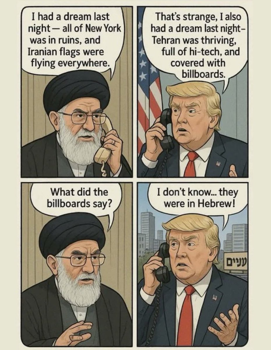 The end of the Islamic Republic is near 🙌
#IranVsIsrael